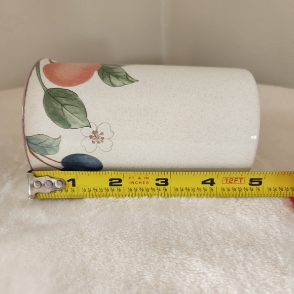 NWOT MIKASA Country Classics Fruit Panorama Cappuccino Coffee Mug Tea Cup Set - Picture 6 of 15